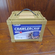 INTRUDER Crawler Crib Fishing Worm Bait Box With Good N' Lively Worm Bedding