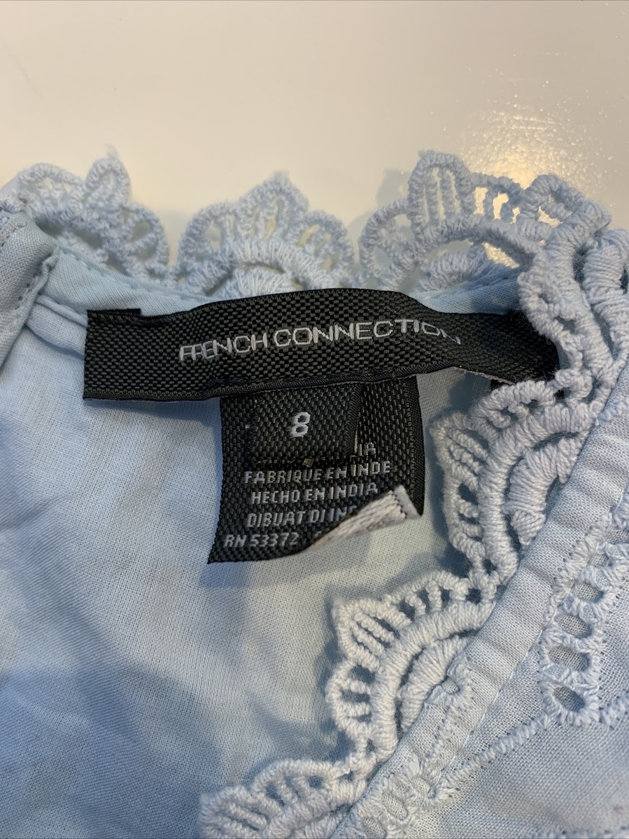 French Connection Zhara Lace Dress,size-8,blue | eBay