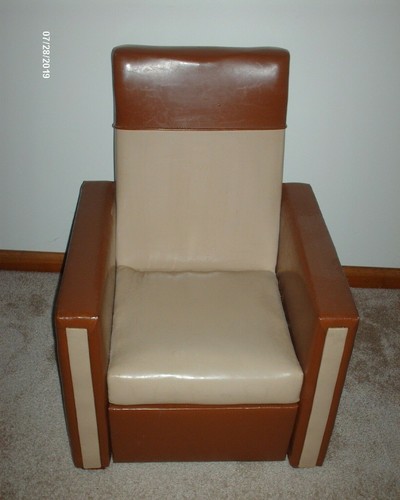 Mid Century Modern  ●  Miniature Child's Recliner  ●  Nice  - Picture 4 of 14