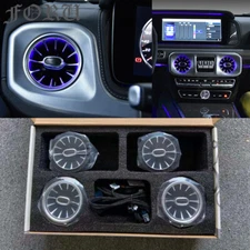 4pcs Air Vent Ambient Lighting LED Trim For Mercedes Benz G W464 G500 G63 G550