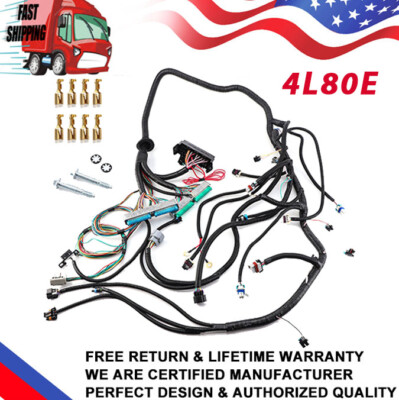For 03-07 LS Vortec 4.8 5.3 6.0 4L80E DBW Stand alone Wire Harness Drive by Wire