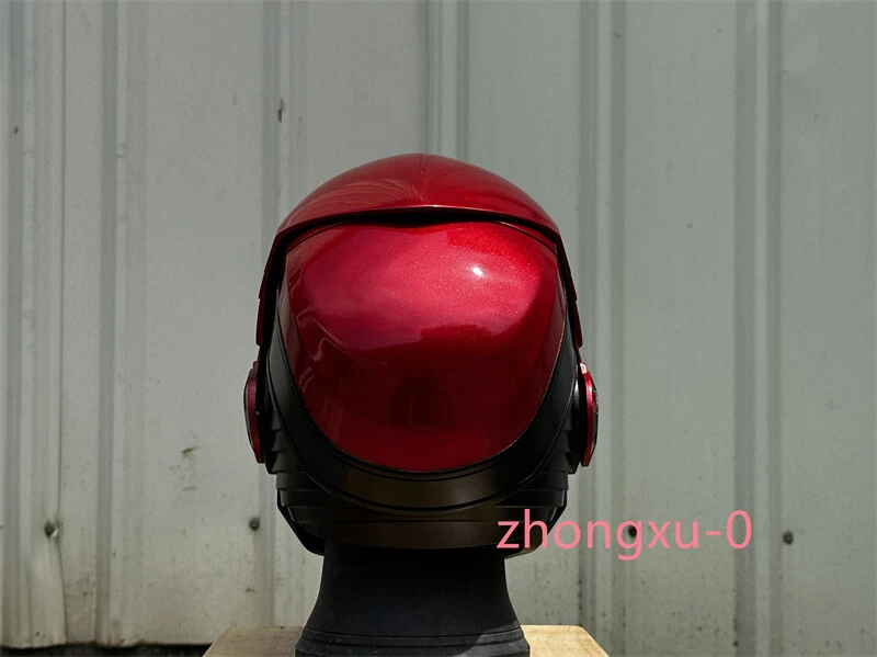 Batman Red Hood Helmet Resin Open Mask LED Eyes Cosplay Costume Props - Image 3 of 4
