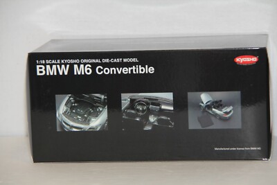 1/18 KYOSHO BMW M6 CONVERTIBLE SILVER , 08704S , NEW | eBay