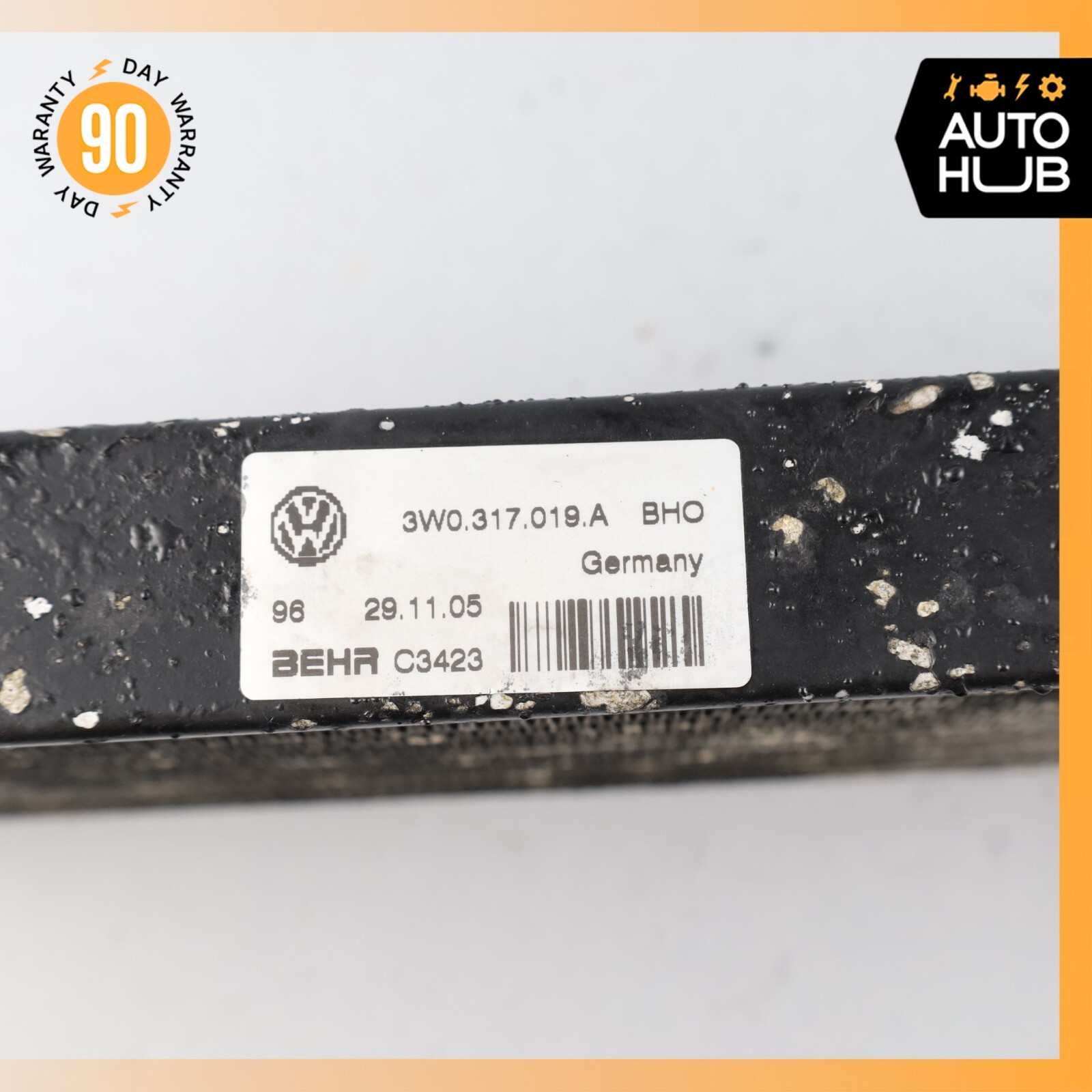 03-13 Bentley Continental Flying Spur Transmission Oil Cooler Radiator OEM 58k