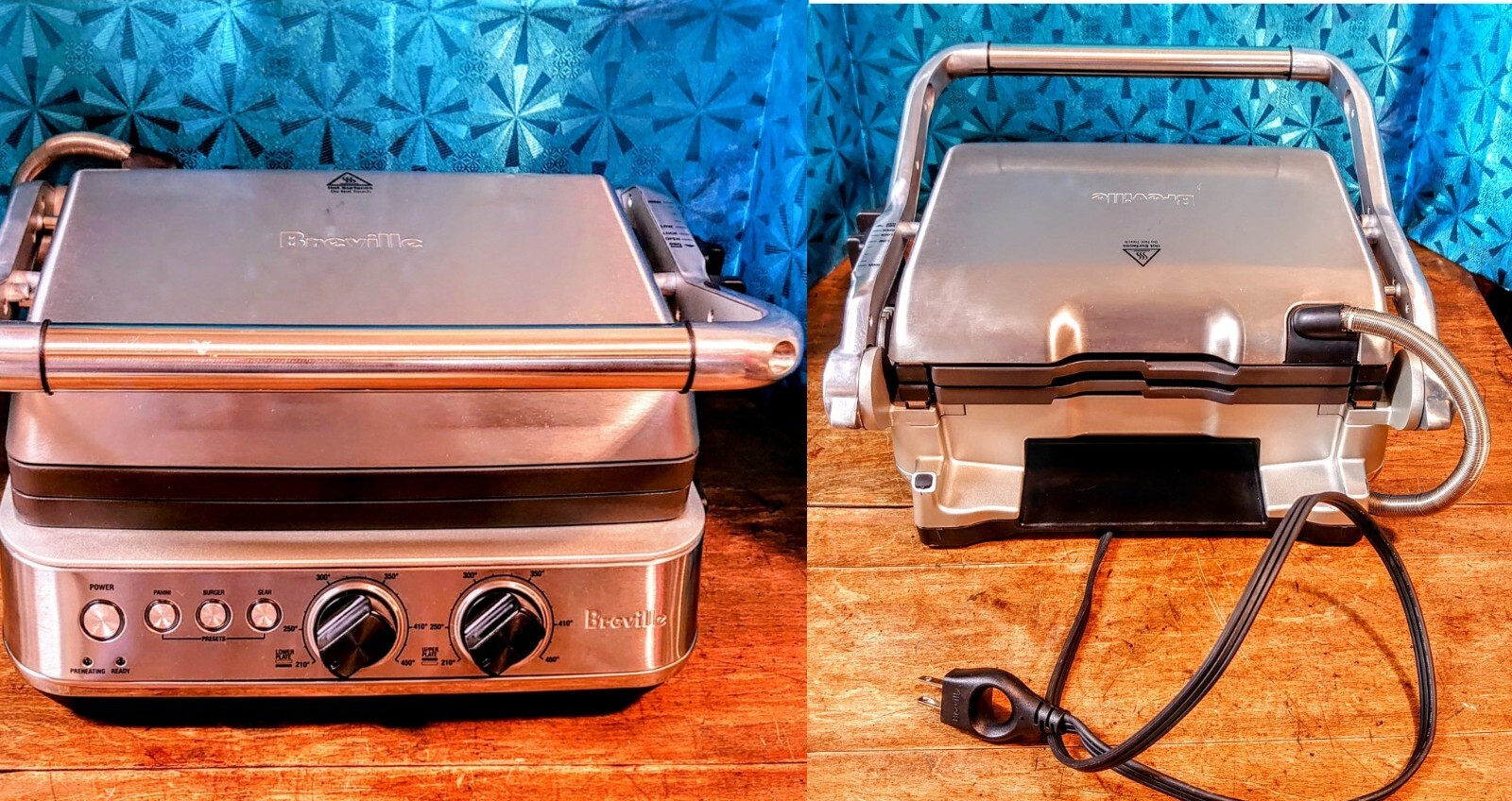 Breville BGR700BSS "Sear & Press" Stainless Grill eBay