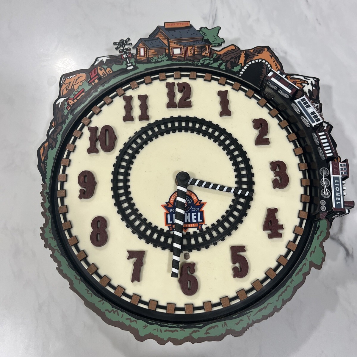 『レア』LIONEL TRAINS 100th ALARM CLOCK Vintage Lionel 100th Anniversary Talking Train Alarm Clock