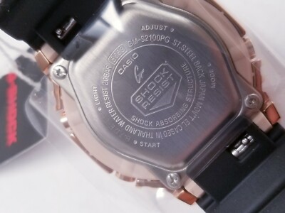 【メ 0414-49】CASIOG-SHOCKGM-S2100PG-1A4JF GMS2100PG1A4 | Pink and Gold Metal Covered Watch - G-SHOCK