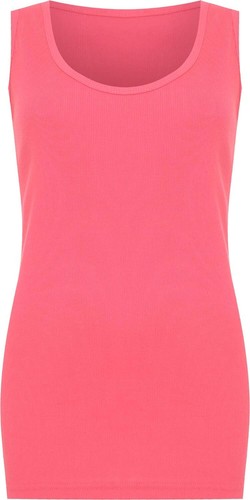 Plus Size Womens Plain Ribbed Ladies Sleeveless Scoop Neck Vest Top - Picture 22 of 28