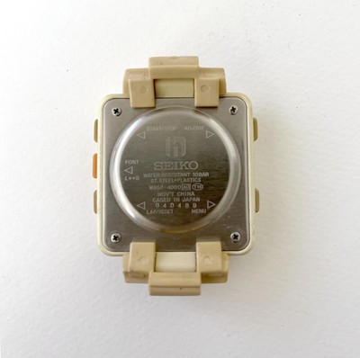 SEIKO セイコー タイムトロン W853-4000 アイボリー