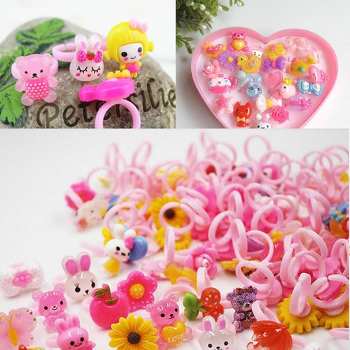 50pcs Handmade Rings Setting Base Cute Cabochon Beads Finger Rings Blanks - Picture 2 of 8