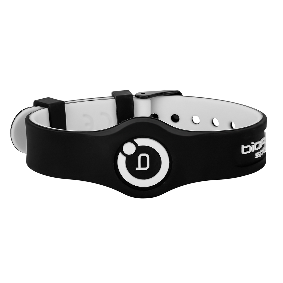 Bioflow Sport Flex Magnetic Therapy Wristband Black/White From