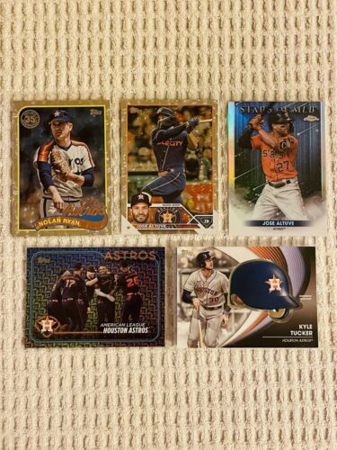 Houston Astros 40 Card Lot! Rookies Prospects Parallels Autos Patches #’d & More - Picture 3 of 12