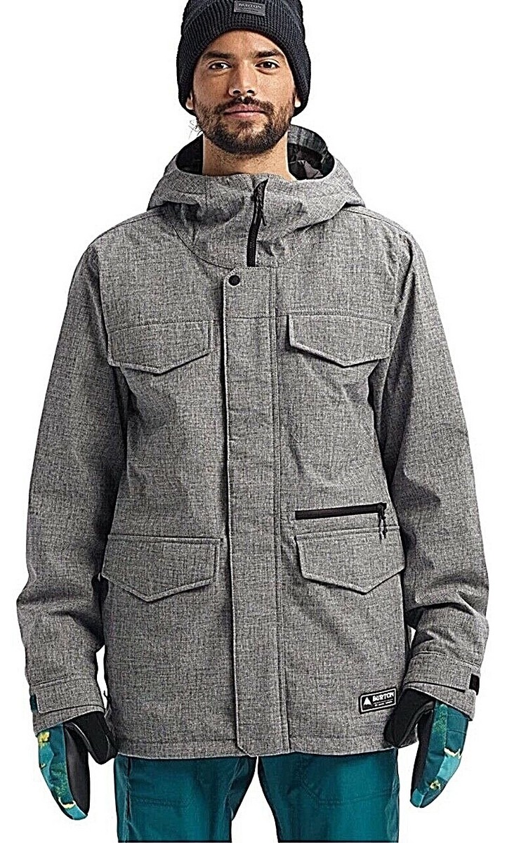 Burton Men's Ski/Snowboard Covert Jacket Bog Heather Gray Size XS