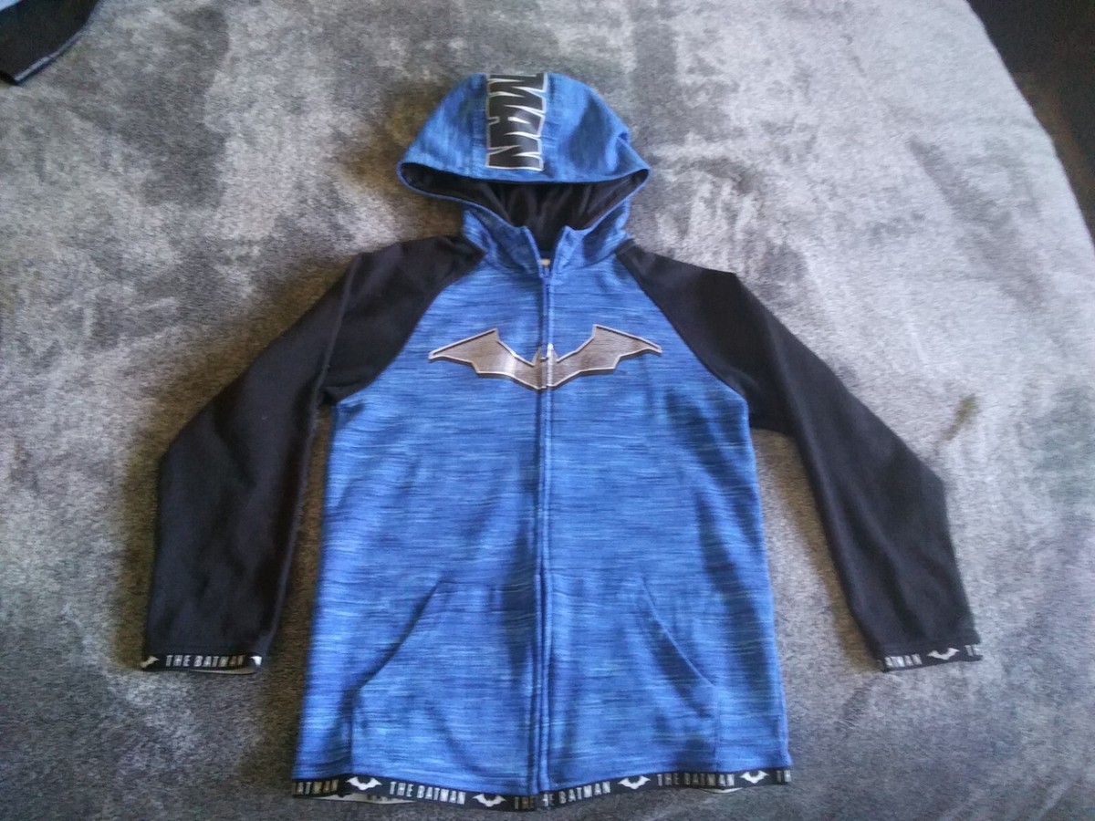 Sweat à Capuche Batman Pour Garçon, Taille XL, Gris, Neuf Sans étiquette