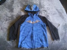 Boy's Batman Character Sweatshirt Hoodie Full Zip NWOT Size - M 10/12 