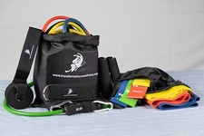 Resistance Band Complete Set: tube, loop, flat, wrist  ankle straps CLEARANCE