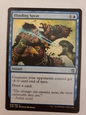 MTG Magic The Gathering Card Blinding Spray Instant Blue Khans Of Tarkir 2014