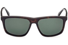 Adidas OR0062 56N Brown Havana Square Plastic Sunglasses Frame 56-15-145 OR 0062