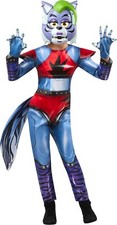 Disfraz de lobo Roxanne mediano de Five Nights at Freddy's - Conjunto de mono y máscara -`