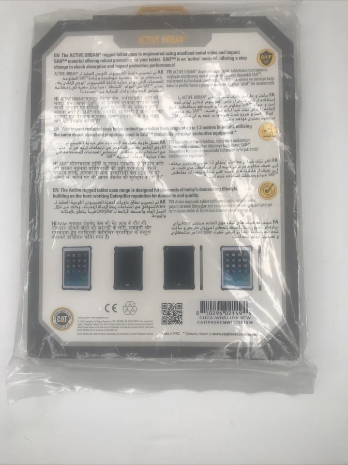 Cat Caterpillar Active Urban Rugged Case - White For iPad Air - Image 4 of 4