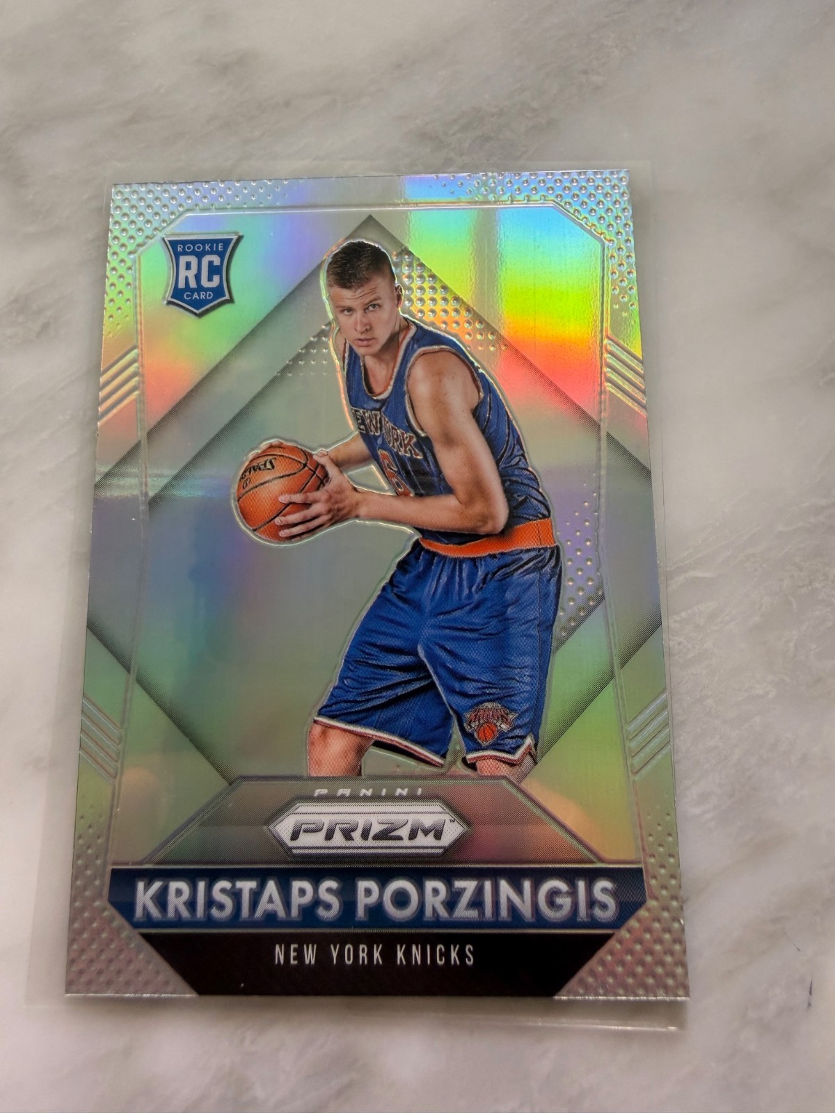 2015-16 Prizm Kristaps Porzingis RC Silver Prizm
