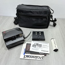 Polaroid Spectra System SE Vintage Film Camera Untested w/ Case and Manuals