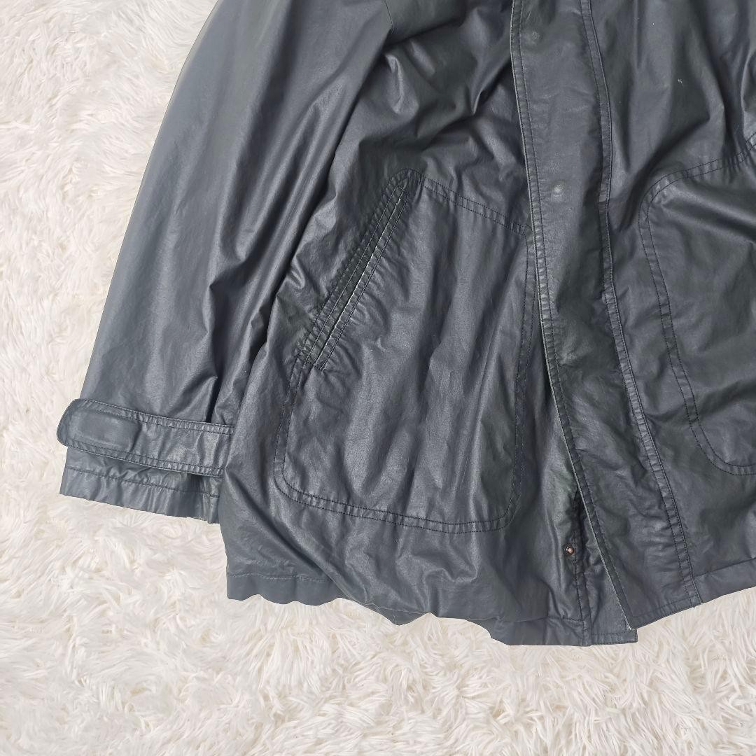 Burberry Oiled Jacket Nova Check Made in England Black Size L Vintage Men's thumbnail 4