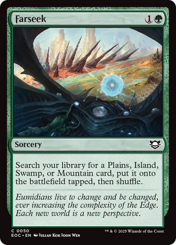 Farseek #50 | NM | Edge of Eternities Commander EOC Magic MTG
