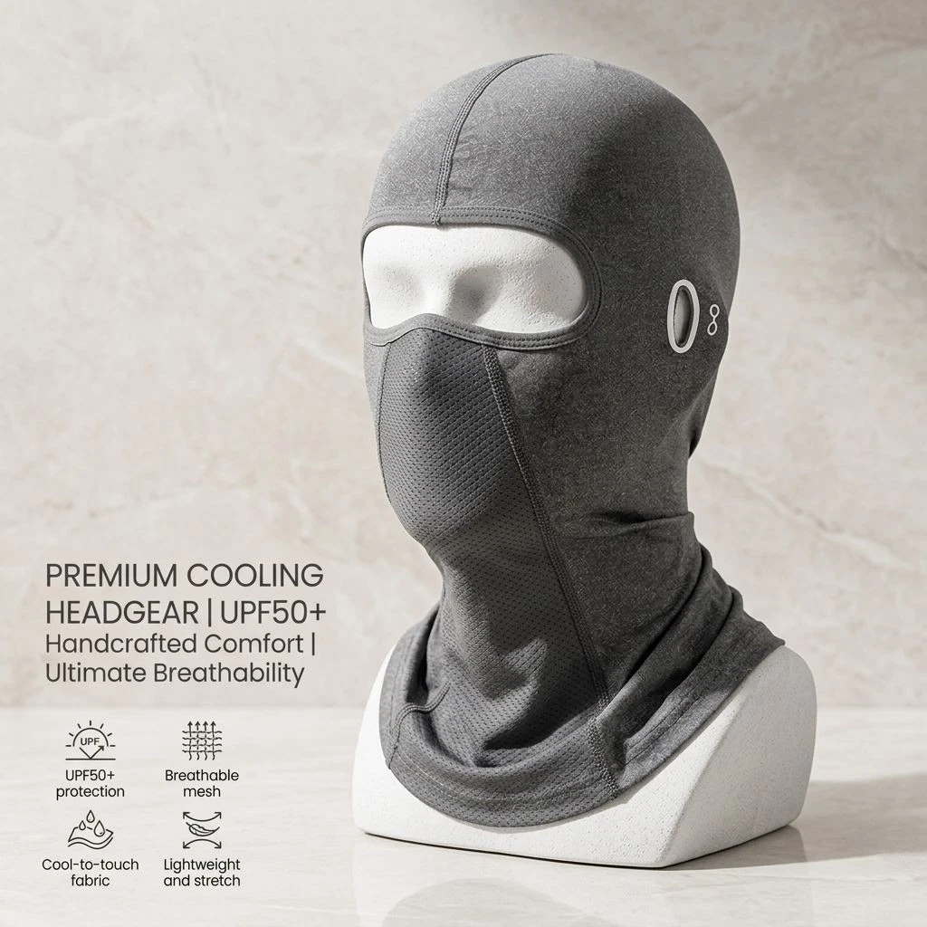 Ice Silk Balaclava Face Mask Breathable Cycling Motorcycle Sun Protection Hood
