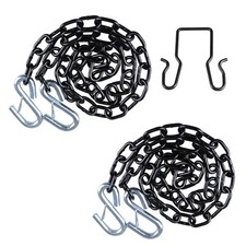 Heavy Duty 316 X 48 Black Trailer Safety Chain 3200 Lbs Capacity