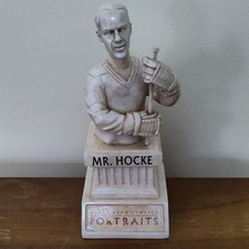 Upper Deck Classic Portraits 2002 Mr. Hockey Resin Mini Bust Antique Red Wings