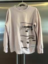 Calvin Klein X Andy Warhol Large Pink Pullover Crewneck Sweatshirt w/ Marks