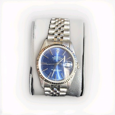 Rolex Men's Datejust 36mm Silver Dial Jubilee Stainless Steel Watch 16234