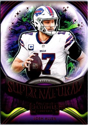 2021 Panini Contenders #SN-JAL Josh Allen Supernatural Ruby Variation
