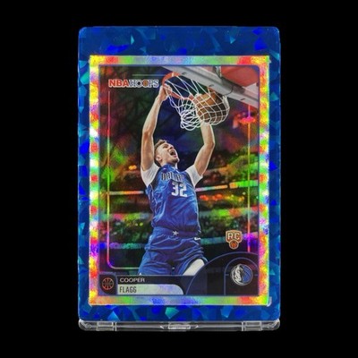 COOPER FLAGG ROOKIE RAINBOW FOIL HOLO CARD 2025-26 Topps NBA Hoops - Mavericks