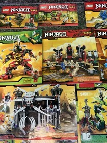 13 LEGO Ninjago &ldquo; Instruction &ldquo; Manual Book Lot