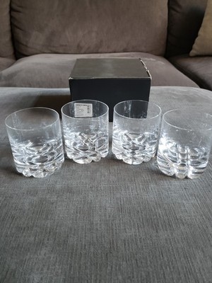 Set Of 4 Orrefors Erik High Ball Glasses Ollie Alberius - NEW ORIGINAL BOX!! 