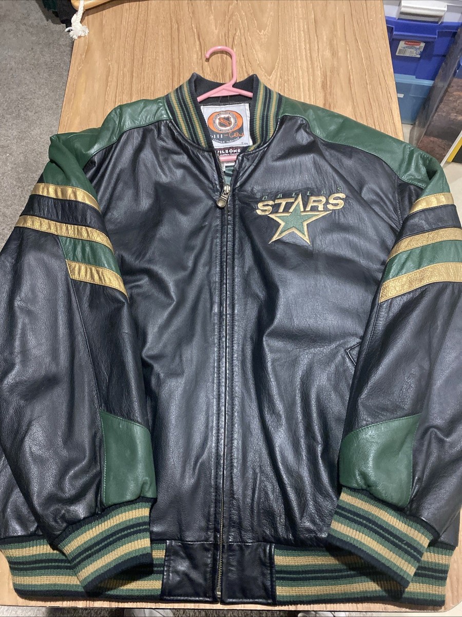 G3 Carl Banks Dallas Stars Leather Jacket Men's XXL Vintage Rare