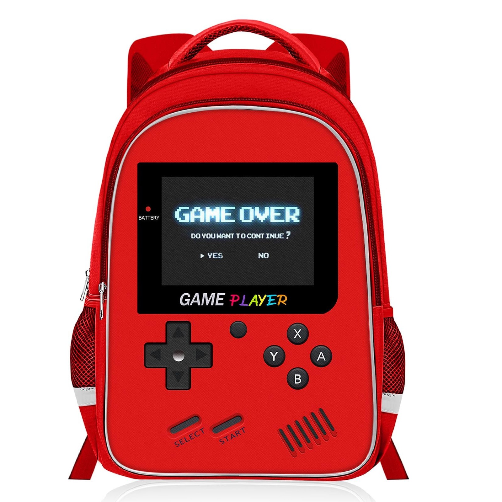Gamer Boys School Backpack Ages 618 Kids Travel Video Game Bookbag 17 Inch