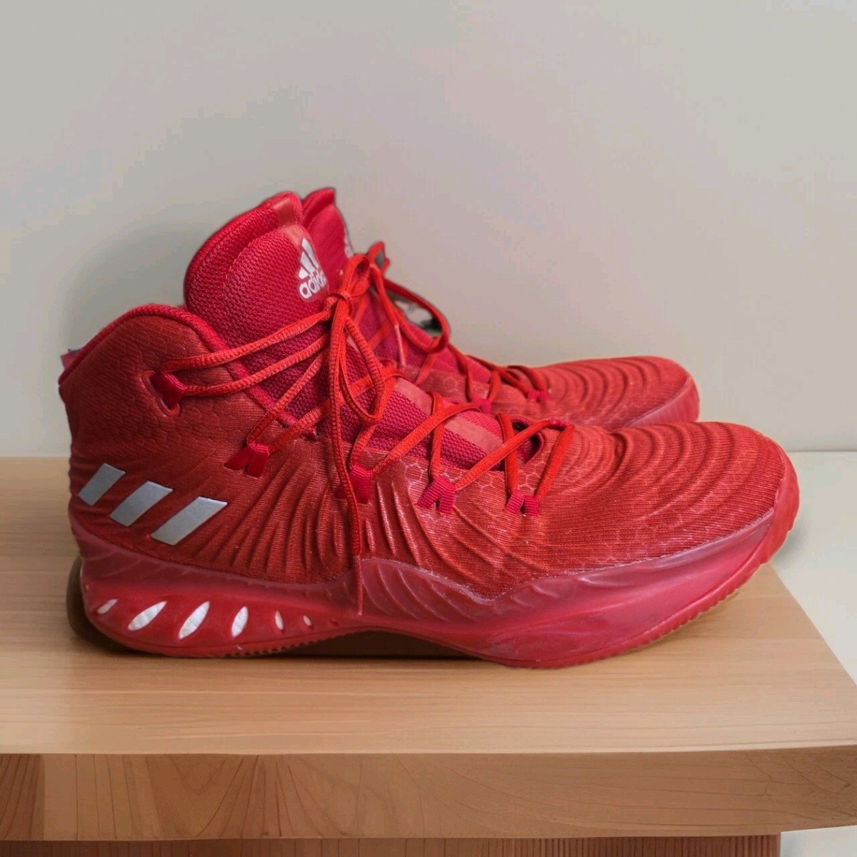 Adidas Crazy Explosive PK Solar Red Basketball Shoes Men Size 16