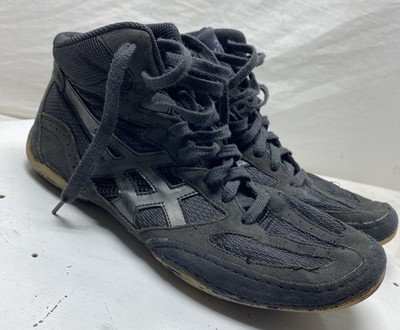 Asics Matflex 4 Black Wrestling Shoes Men display picture 1