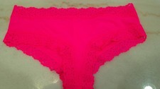Victoria's Secret PINK Extra Low Rise Cheekster Size Medium Pink