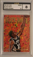 1995-96 NBA Hoops - Block Party Dennis Rodman #2 for sale online