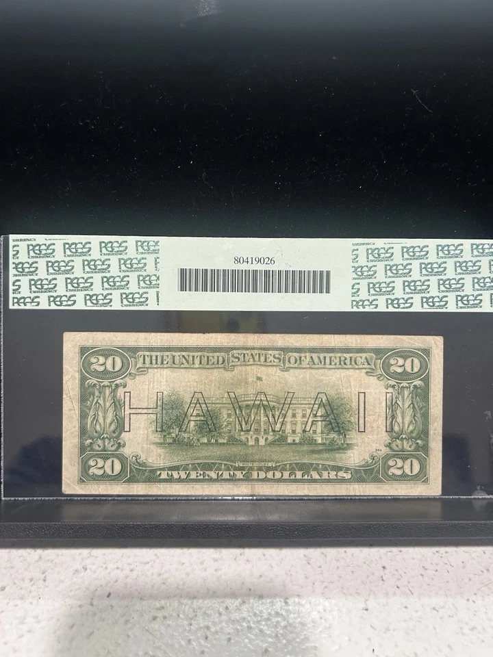 SASA 1934 Hawaii Overprint $20 Pcgs Vf20 - Image 2 of 2