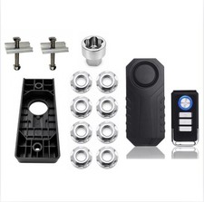 8 x M8 Fits Tentbox - ECONOMY Security Nuts + Alarm + Holder BUNDLE