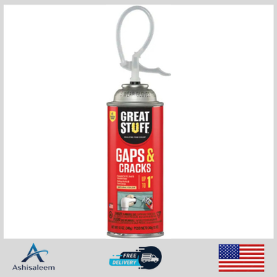 #ad GREAT STUFF Gaps amp; Cracks Spray Foam Sealant 12 oz $6.99