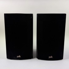 Polk T15 Home Theatre  Music 2 Bookshelf Speakers Black Tested Good Condition
