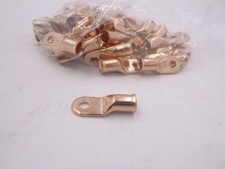 50 PACK 2/0 AGW 1/4" STUD COPPER LUGS