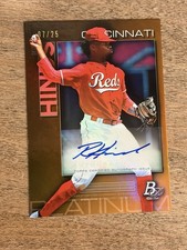 2020 Bowman Platinum Rece Hinds Auto Serial# 07/25