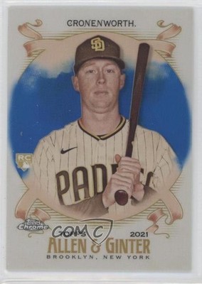 2021 Allen & Ginter Chrome Blue Refractor 64/150 Jake Cronenworth Rookie RC 0nr3